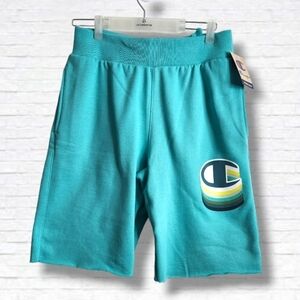 Champion Heritage Teal Blue Reverse Weave Cut Off Short Size M (Men's) BNWT